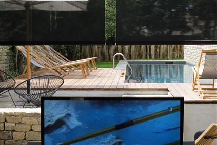 Terrace swimming pool luxury villa Ile de Ré - Hotel le Sénéchal