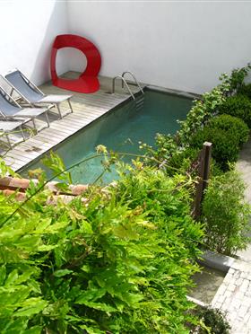 Terrace and pool in Ars en Ré - Hotel Le Senechal