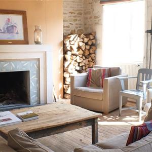 Living-room comfortable Hôtel Le Sénéchal