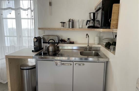 rental house ile de re garden kitchen hotel le senechal